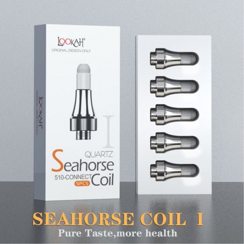 Lookah Seahorse Coil I Quartz 5pk